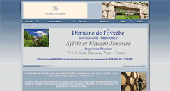 Desktop Screenshot of domainedeleveche.com