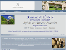 Tablet Screenshot of domainedeleveche.com